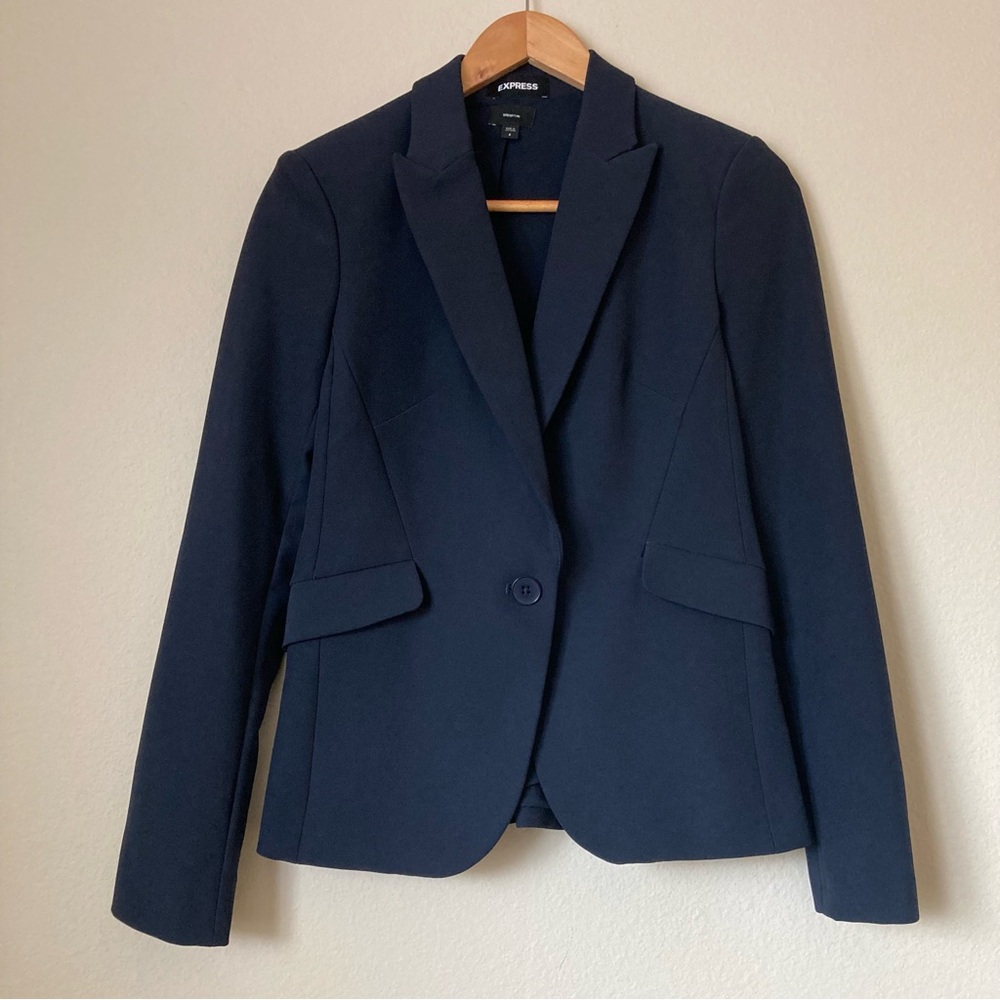 Express Super Soft Twill Blazer - Picture 3 of 6